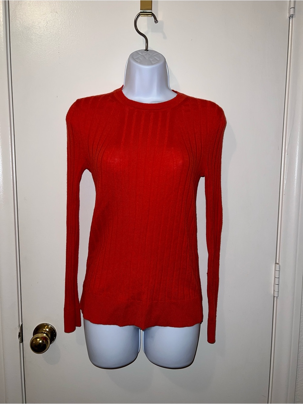 Banana Republic Bright Red Merino Wool Sweater
